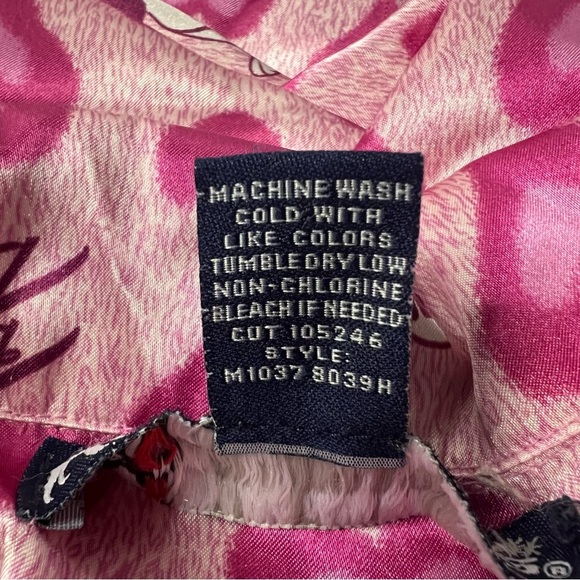 Big Dogs Pink Heart Print Pajama Shirt S/M - Picture 5 of 5